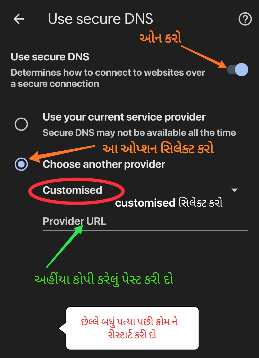 નીચે અપેલો વસ્તુ કોપી કરી ત્યાં પેસ્ટ કરી દેવી